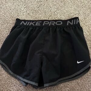 Nike Pro Women's Athletic Black Shorts